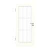 GARANT Zimmertür W1000ST3 Premium Weiß GHK08 mit Lichtausschnitt LA-2 Sprosse SP2