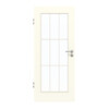 GARANT Zimmertür W980ST15 Platinweiß GHK08 mit Lichtausschnitt LA-2 Sprosse SP2