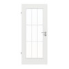 GARANT Zimmertür Matt Weißlack 9016 G-TEC mit Lichtausschnitt LA-2 Sprosse SP2
