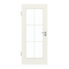 GARANT Zimmertür 0135-60 Rain Resopal mit Lichtausschnitt LA-2 Sprosse SP4