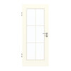 GARANT Zimmertür W980ST15 Platinweiß GHK08 mit Lichtausschnitt LA-2 Sprosse SP4