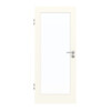 GARANT Zimmertür 0105-60 Pearl White CePaL mit Lichtausschnitt LA-3