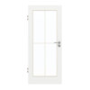 GARANT Zimmertür D354-60 Designer White Resopal mit Lichtausschnitt LA-3 Sprosse SP0