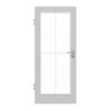 GARANT Zimmertür D92-60 Dove Grey Resopal mit Lichtausschnitt LA-3 Sprosse SP0