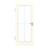 GARANT Zimmertür W980ST15 Platinweiß GHK08 mit Lichtausschnitt LA-3 Sprosse SP0