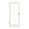 GARANT Zimmertür 0135-60 Rain Resopal mit Lichtausschnitt LA-3 Sprosse SP1