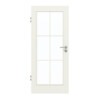 GARANT Zimmertür 0135-60 Rain Resopal mit Lichtausschnitt LA-3 Sprosse SP4