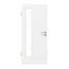 GARANT Zimmertür D354-60 Designer White Resopal mit Lichtausschnitt LA-4 bandseitig