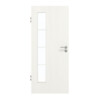 GARANT Zimmertür Authentic Bianco CePaL mit Lichtausschnitt LA-4 bandseitig Sprosse SP10