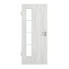 GARANT Zimmertür Authentic Grigio CePaL mit Lichtausschnitt LA-4 bandseitig Sprosse SP10