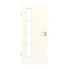 GARANT Zimmertür W980ST15 Platinweiß GHK08 mit Lichtausschnitt LA-4 bandseitig Sprosse SP10