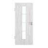 GARANT Zimmertür Authentic Grigio CePaL mit Lichtausschnitt LA-4 mittig Sprosse SP10