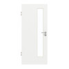 GARANT Zimmertür D354-60 Designer White Resopal mit Lichtausschnitt LA-4 schlossseitig