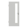GARANT Zimmertür D92-60 Dove Grey Resopal mit Lichtausschnitt LA-4 schlossseitig