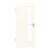 GARANT Zimmertür 0105-60 Pearl White CePaL mit Lichtausschnitt LA-4 schlossseitig Sprosse SP10