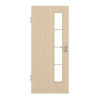 GARANT Zimmertür Authentic Sand GCK08 mit Lichtausschnitt LA-4 schlossseitig Sprosse SP10
