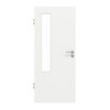 GARANT Zimmertür D354-60 Designer White Resopal mit Lichtausschnitt LA-5 bandseitig