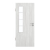 GARANT Zimmertür Authentic Grigio CePaL mit Lichtausschnitt LA-5 bandseitig Sprosse SP10