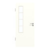 GARANT Zimmertür U11026SD Kristallweiß GHK08 mit Lichtausschnitt LA-5 bandseitig Sprosse SP10