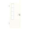GARANT Zimmertür W1000ST3 Premium Weiß GHK08 mit Lichtausschnitt LA-5 bandseitig Sprosse SP10