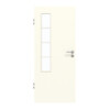 GARANT Zimmertür W980ST15 Platinweiß GHK08 mit Lichtausschnitt LA-5 bandseitig Sprosse SP10