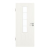 GARANT Zimmertür Authentic Bianco CePaL mit Lichtausschnitt LA-5 mittig Sprosse SP10