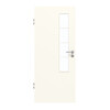 GARANT Zimmertür 0105-60 Pearl White CePaL mit Lichtausschnitt LA-5 schlossseitig Sprosse SP10