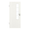 GARANT Zimmertür Authentic Bianco CePaL mit Lichtausschnitt LA-5 schlossseitig Sprosse SP10