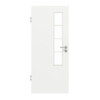 GARANT Zimmertür D354-60 Designer White Resopal mit Lichtausschnitt LA-5 schlossseitig Sprosse SP10