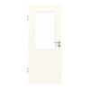 GARANT Zimmertür 0105-60 Pearl White CePaL mit Lichtausschnitt LA-6
