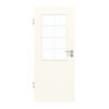 GARANT Zimmertür 0105-60 Pearl White CePaL mit Lichtausschnitt LA-6 Sprosse SP1