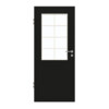GARANT Zimmertür 0901-60 Black Resopal mit Lichtausschnitt LA-6 Sprosse SP1