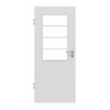 GARANT Zimmertür 0160-60 Silver Grey CePaL mit Lichtausschnitt LA-6 Sprosse SP10
