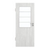 GARANT Zimmertür Authentic Grigio CePaL mit Lichtausschnitt LA-6 Sprosse SP10