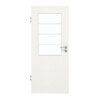 GARANT Zimmertür Quer Authentic Bianco CePaL mit Lichtausschnitt LA-6 Sprosse SP10