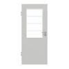 GARANT Zimmertür D92-60 Dove Grey Resopal mit Lichtausschnitt LA-6 Sprosse SP10