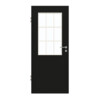 GARANT Zimmertür 0901-60 Black Resopal mit Lichtausschnitt LA-6 Sprosse SP2