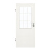 GARANT Zimmertür Quer Authentic Bianco CePaL mit Lichtausschnitt LA-6 Sprosse SP2