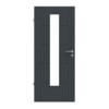 HÖRMANN Innentür Groove 13 Anthrazit RAL 7016 Lack DesignLine mit Lichtausschnitt LA 24 mittig