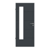 HÖRMANN Innentür Groove 15 Anthrazit RAL 7016 Lack DesignLine mit Lichtausschnitt LA 24 bandseitig