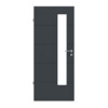 HÖRMANN Innentür Groove 15 Anthrazit RAL 7016 Lack DesignLine mit Lichtausschnitt LA 24 schlossseitig