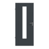 HÖRMANN Innentür Groove 16 Anthrazit RAL 7016 Lack DesignLine mit Lichtausschnitt LA 24 mittig
