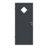HÖRMANN Innentür Groove 16 Anthrazit RAL 7016 Lack DesignLine mit Lichtausschnitt LA 6