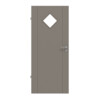 HÖRMANN Innentür Groove 16 Taupe RAL 7048 Lack DesignLine mit Lichtausschnitt LA 6