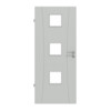 HÖRMANN Innentür Groove 20 Grau RAL 7035 Lack DesignLine mit Lichtausschnitt LA 10