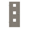 HÖRMANN Innentür Groove 20 Taupe RAL 7048 Lack DesignLine mit Lichtausschnitt LA 10