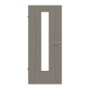 HÖRMANN Innentür Groove 20 Taupe RAL 7048 Lack DesignLine mit Lichtausschnitt LA 24 mittig