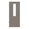 HÖRMANN Innentür Groove 20 Taupe RAL 7048 Lack DesignLine mit Lichtausschnitt LA 4 mittig