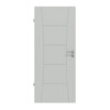 HÖRMANN Innentür Groove 22 Grau RAL 7035 Lack DesignLine