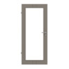 HÖRMANN Innentür Groove 23 Taupe RAL 7048 Lack DesignLine mit Lichtausschnitt LA 27